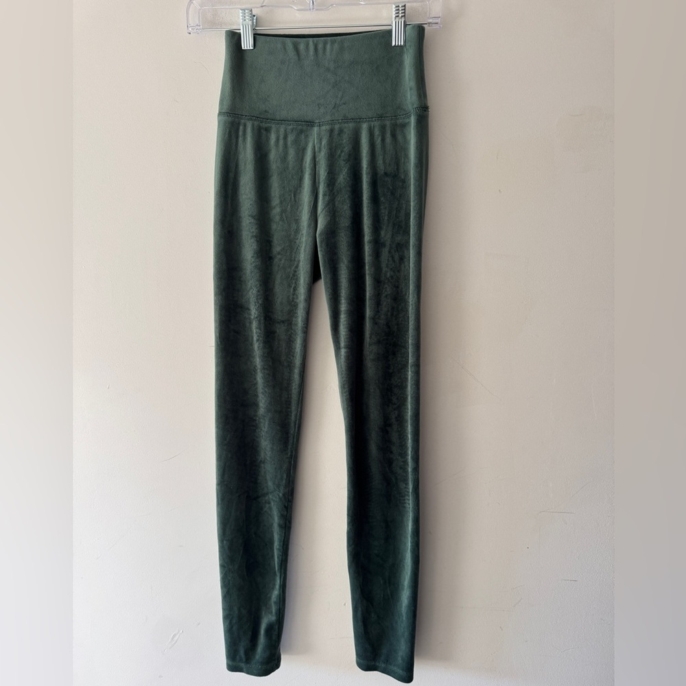 OFFLINE By Aerie Hi-Rise Legging Green Velvet